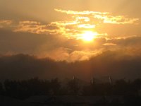 2008 09 04N01 051 : ポカラ 国際山岳博物館 朝焼け 朝焼け雲