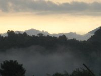 2008 09 22N01 004 : ポカラ 朝焼け 朝霧