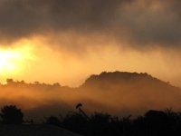 2008 10 02N01 032 : ポカラ 朝焼け 朝焼け雲 朝霧