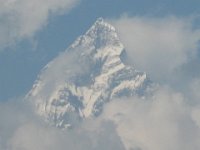 2008 10 17N04 002 : ポカラ マチャプチャリ 偏西風 国際山岳博物館 積雲