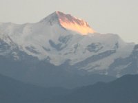 2008 11 02N01 014 : アンナプルナ ポカラ 二峰 朝焼け