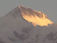 2008 11 02N01 055 : アンナプルナ ポカラ 二峰 朝焼け
