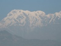 2008 12 09N01 011 : アンナプルナ ポカラ 南峰 国際山岳博物館 大気汚染 霞
