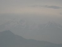 2008 12 20N01 008 : アンナプルナ ポカラ 南峰 国際山岳博物館 大気汚染 霞