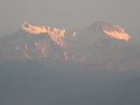 2008 12 27N01 015 : アンナプルナ ポカラ 二峰 四峰 朝焼け