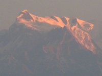 2010 01 06R01 012 : アンナプルナ ポカラ 二峰 四峰 朝焼け