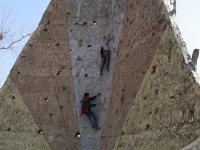 2010 02 04R01 073 : ポカラ 国際山岳博物館 岩登り