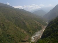 R1059565  Exif JPEG PICTURE : Ⅱ峰, アンナプルナ, ネパール, ポカラ, マディ川, ラムジュン・ヒマール