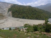 R1059608  Exif JPEG PICTURE : せき止め湖, ネパール, ポカラ, マディ川, 崩壊地