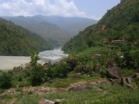 R1059609  Exif JPEG PICTURE : せき止め湖, ネパール, ポカラ, マディ川, 崩壊地