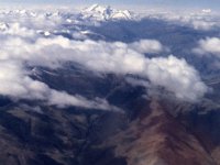 C04B01S06 03 : チベット, チョモラーリ, 成都ーラサ, 航空写真, 雲, １９８０年チベット科学討論会