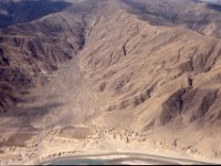 C04B01S06 08 : チベット, 成都ーラサ, 砂丘, 航空写真, １９８０年チベット科学討論会