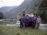 C04B03S14 0008 : スンコシ河, ツァム, 友誼橋, 国境, 照葉樹林, １９８０年チベット科学討論会